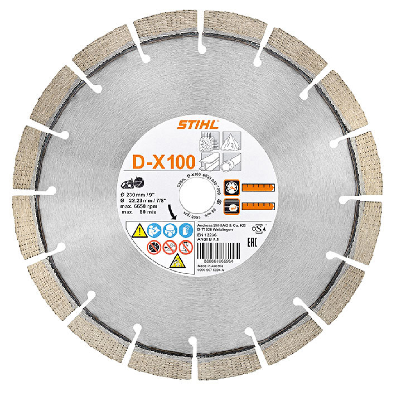 Diamant-Trennschleifscheibe, universell