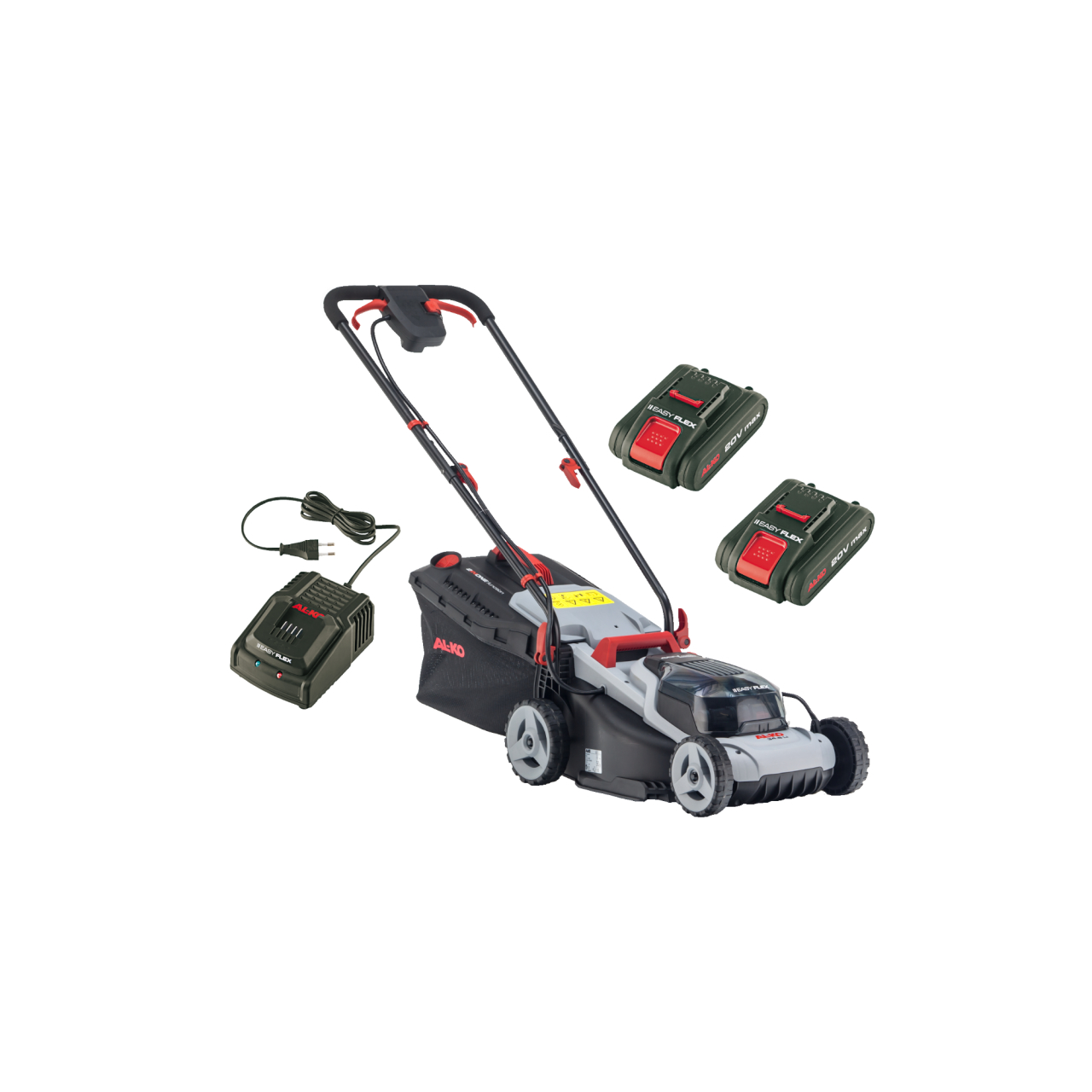 Akku-Rasenmäher Easy Flex 34.8 Li - inkl. 2x Akku (2,5 Ah) und Doppel-Ladegerät